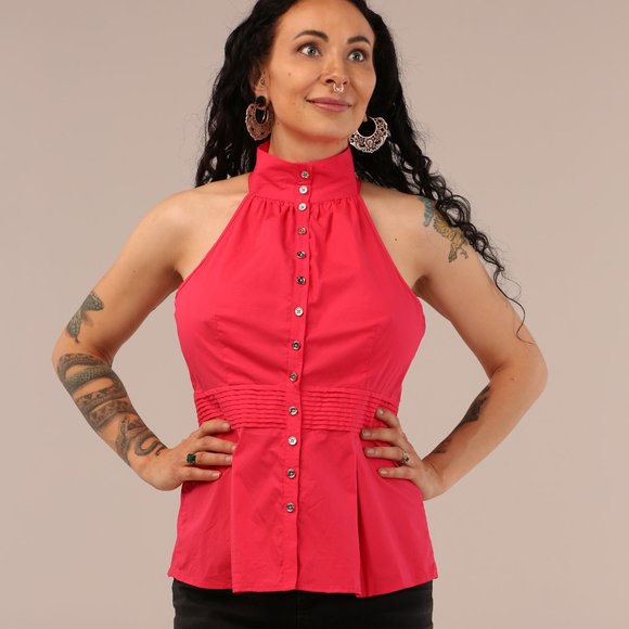 2/20 NWOT sleeveless pink top - Picture 1 of 2